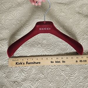 Gucci Red Velvet Hanger Non-Slip 15 inch